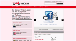 Desktop Screenshot of garagevincent.be